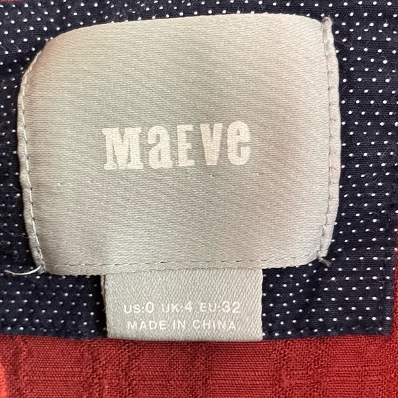 MAEVE RUST BLOOMSBURY TIE SHIRT DRESS - Picture 6 of 7